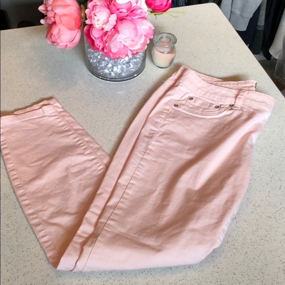 2b Bebe Pink Crop Jeans 31